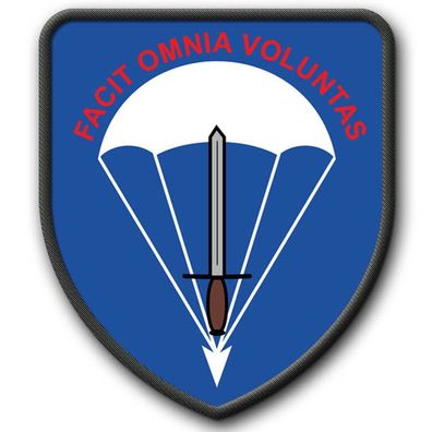 Patch / Aufnäher - 1KP KSK Facit Omnia Voluntas 1 Kompanie #3453