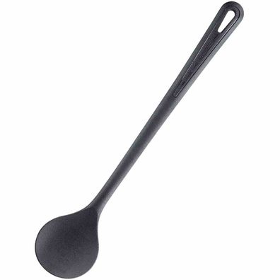Westmark Rühr-/Kochlöffel, Kunststoff, 30.2 x 5.8 x 1.1 cm, Gentle, Schwarz,