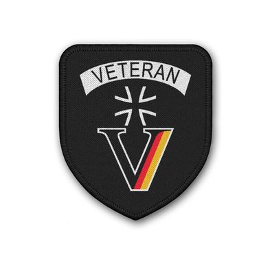 Patch Veteran Bundeswehr Uniform Reservist Kameradschaft Dienstzeit Klett #31153