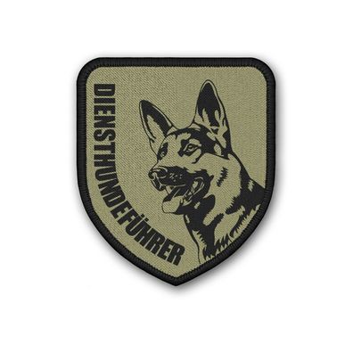 Patch Bundeswehr Diensthundeführer Bund BW oliv Einsatz DHF DSH #31920
