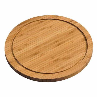 Fleischteller Bambus mit Saftrille 25 cm