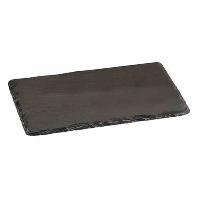 Kesper Buffet-Platte Schiefer Schwarz, 30cmx20cm