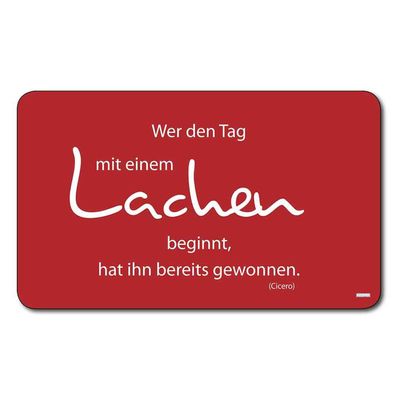 Dekor-Schneidbrett "Lachen" 23,5 x 14 cm, Melamin