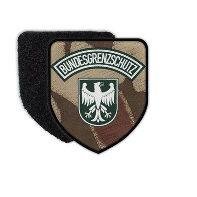 Patch Bundesgrenzschutz Splittertarn Uiform BGS alt Abzeichen Emblem #34009