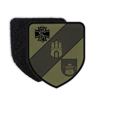 Patch BwKrhs Hamburg TARN BWZK BWK Aufnäher Arzt Bundeswehr Krankenhaus #35256