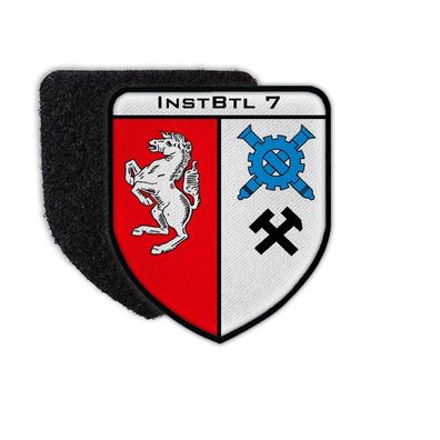 Patch Instbtl 7 Instandsetzungs Bataillon 7 Unna Königsborn 7,5x6cm#36664