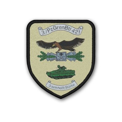 Patch 3 PzGrenBtl 421 Kompanie Panzergrenadierbataillon Bundeswehr #38850