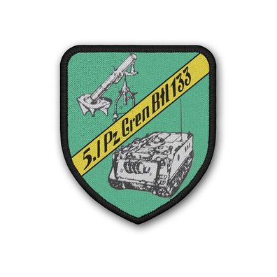 Patch 75x65 5 PzGrenBtl 133 Panzergrenadier-Bataillon Kompanie Bundeswehr #39216