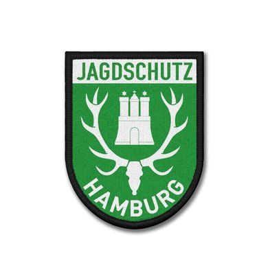Patch Hamburg Jagdschutz Jäger Förster Revier Abzeichen Wappen Emblem #39228
