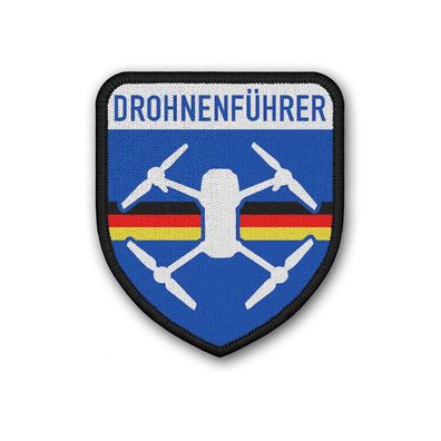 Patch Drohnenführer Feuerwehr Hilfswerk Drohne Deutschland Pilot #39257