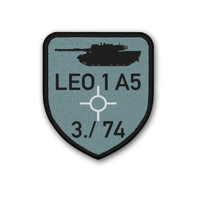 Patch 3 PzBtl 74 Leopard Panzer 1A5 Kompanie Aufnäher Bundeswehr #40848