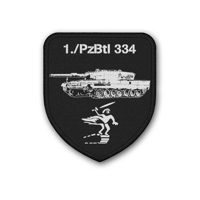 Patch 1 PzBtl 334 Scheuen Celle Kettengeist Panzer Leopard 2A6 Uniform #41295