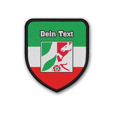 Patch Aufnäher personalisierbar NRW Bundesland Nordrhein-Westfalen #41495