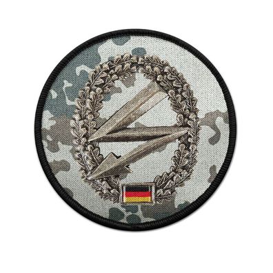 Patch BW Fernmelder Fm Barett Einheit Bundeswehr Patch Wappen Abzeichen #20871