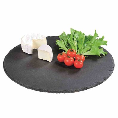 Servierplatte Schiefer rund Ø 35,5 cm