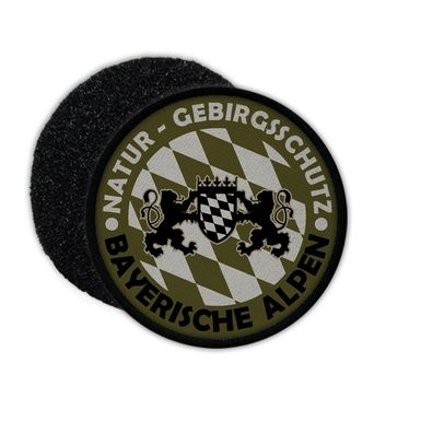 Patch Klett Flausch Natur Gebirgsschutz Bayern Bayrische Alpen Heimat #23058