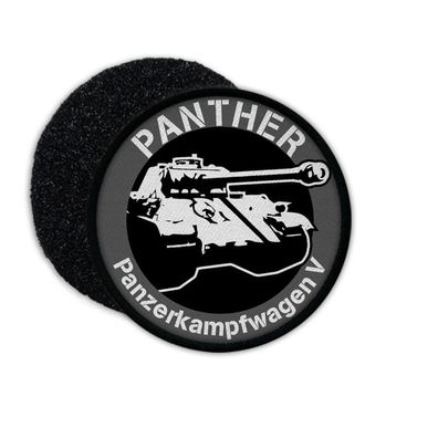 Patch Panther Panzer Panzerkampfwagen V Normandie 7,5cm Abzeichen Aufnäher 23239