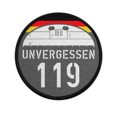 Patch Unvergessen 109 Gedenken Bundeswehr gefallene Kameraden Marsch #25360