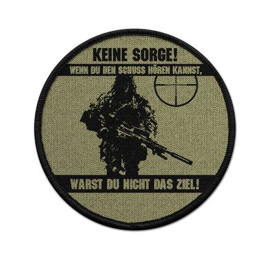Patch Deutscher Scharfschütze Sniper Schuss Bundeswehr BW Deutschland #26899