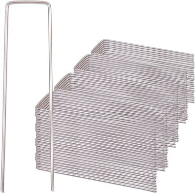 NEU 100er Set Bodenanker legiertem rostfreiem Edelstahl Erdanker für Gartenbau