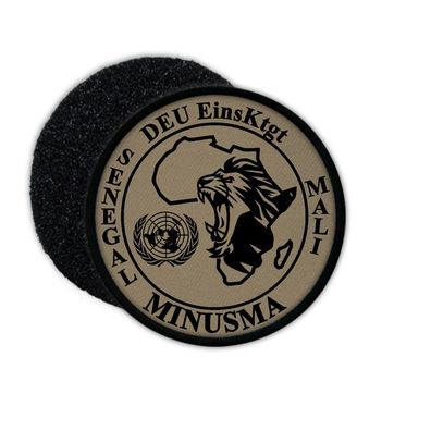 Patch Minusma BW Mali DEU EinsKtgt Auslands Einsatz Aufnäher Klett #27384
