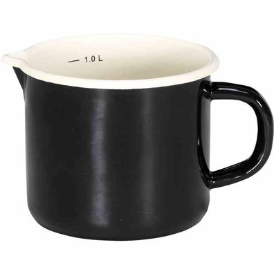 Milchtopf 12cm Emaille Kochtopf Töpfe Kochen Kochutensilien Küche Küchenhelfer