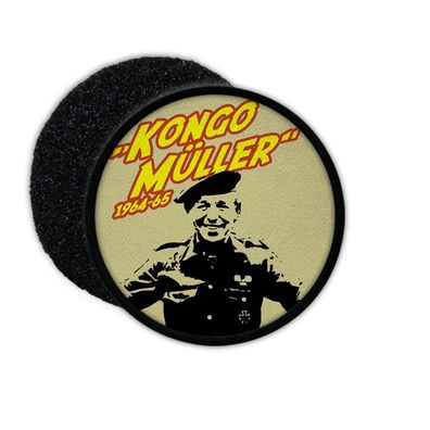 Patch Kongo Müller Aufnäher Söldner Nachname Afrika Airsoft Soldat Armee #34529