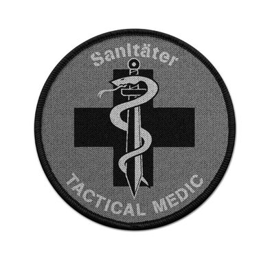 Patch Tactical MEDIC Sanitäter Rettungs Rett-San Mediziner Äskulapstab #38571