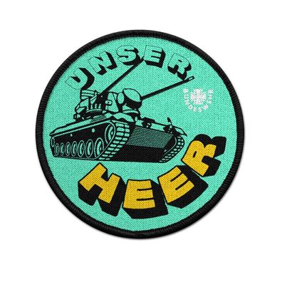 Patch Unser Heer Bundeswehr Gepard Klett Abzeichen #38528