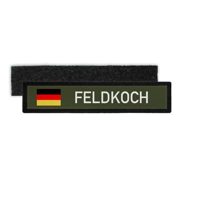 Patch Namensschild Feldkoch Bundeswehr Küche Küchenbulle Chef Koch Gastro #30903