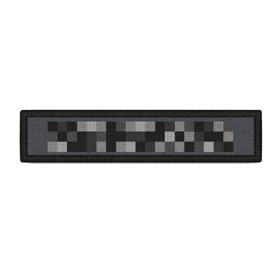 Namens-Streifen Patch Pixel Grau getarnt verpixelt Kamerad Plüsch #43468