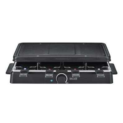 Raclette Grill 8 Personen Pfannen Platte Tisch Party Garten Sommer Fleisch Gerät