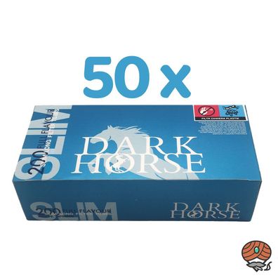 Dark Horse Slim Long Full Flavour Filterhülsen (50x 200 Stück)