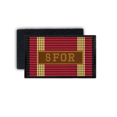 Einsatzbandschnallen SFOR Patch Bundeswehr Stabilization Force Bosnien BW #33788