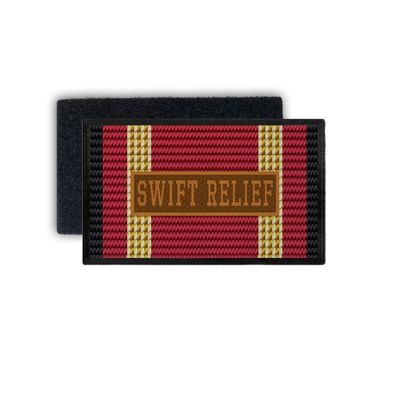 Einsatzbandschnallen SWIFT RELIEF Patch Humanitäre Auszeichung Hilfe #33790