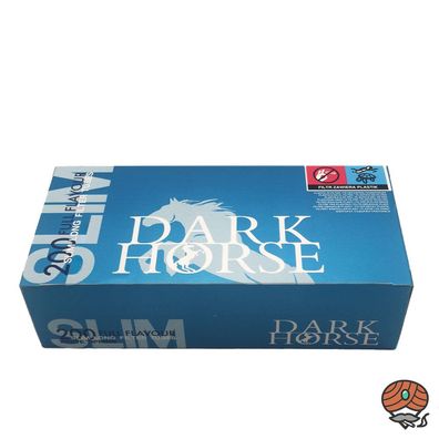 Dark Horse Slim Long Full Flavour Filterhülsen à 200 Stück