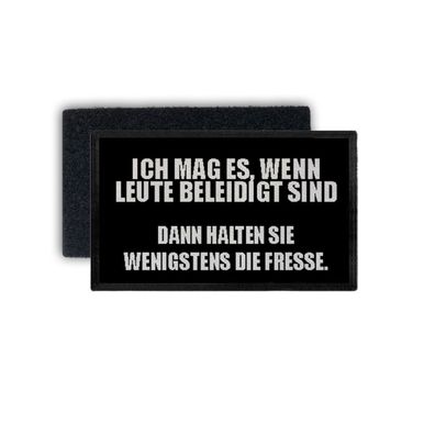Patch HAKUNA MATATA Motto No Worries Keine Sorge Statement 7,5x4,5cm #34402