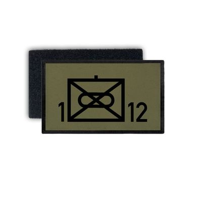 Patch Panzergrenadierbataillon 12 Taktisches Zeichen 7,5 x 4,5 #35402