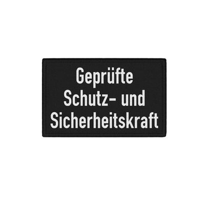 geprüfte Schutz- und Sicherheitskraft 7,5x4,5cm #38226