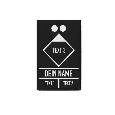 Patch Patch Feuerwehr Taktische Zeichen personalisiert Zugfürer #40775