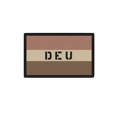 DEU Helm Tarn Sand Patch Paratrooper Aufnäher Bundeswehr BW Tarnung Patch#41198