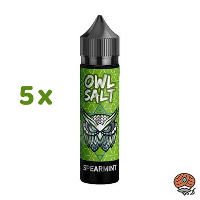 OWL Salt Spearmint Aroma, Longfill 5x 10ml