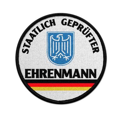 Patch Staatlich geprüfter Ehrenmann Kollege Freund Bruder Bester Kamerad #39490