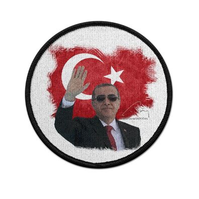 Patch 9cm Recep Tayyip Erdogan Politiker Türkei Präsident Präsidentschaft #41884