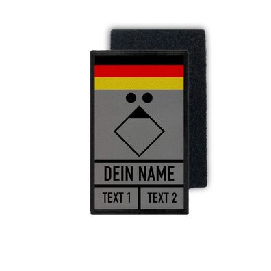 Rank Patch Feuerwehr Gruppenfüher Taktische Zeichen Dienstgrad 9,8x6cm #35460