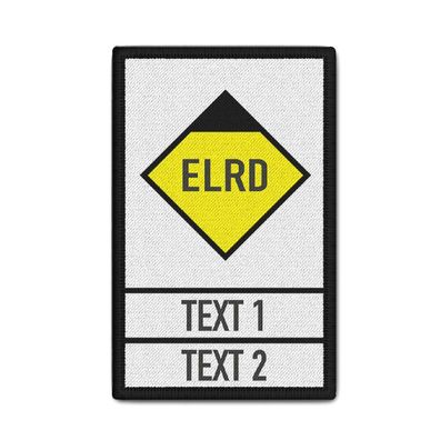 Patch Einsatzleiter Rettungsdienst ELRD Rettungswache Dienst 9,8 x 6cm#37667