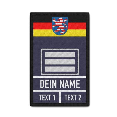 Rank Patch Feuerwehr Hauptbrandmeister Hessen Dienstgrad Berufsfeuerwehr #37793