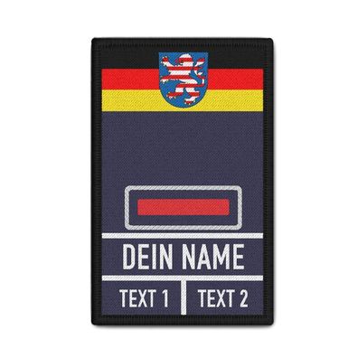 Rank Patch Feuerwehr Löschmeister Hessen Dienstgrad Berufsfeuerwehr BF #37835