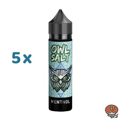OWL Salt MenthoI Aroma, Longfill 5x 10ml