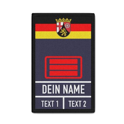 Rank Patch Feuerwehr Hauptfeuerwehrmann RLP Dienstgrad Freiwillige #38971
